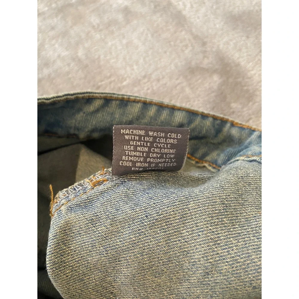 Cali 1850 Carpenter Jeans Womens 3/26 Blue Relaxed Straight Leg‎ Utility Y2K